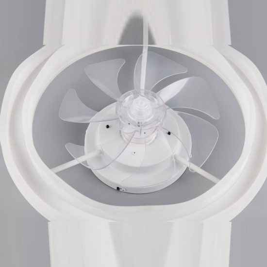 Ventilatore da soffitto con luce led 35w cct 2700k 6500k con telecomando bianco