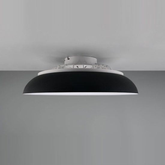 Ventilatore da soffitto con luce led 34w cct 2700k 6500k rgb con telecomando nero