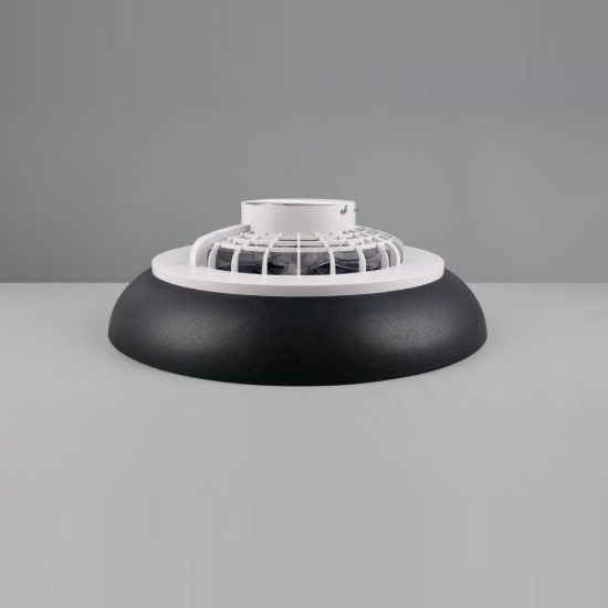 Ventilatore da soffitto con luce led 34w cct 2700k 6500k rgb con telecomando nero