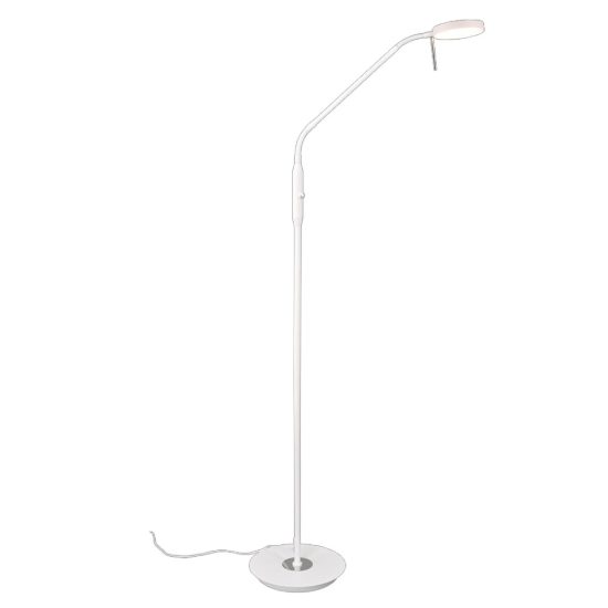 Piantana da terra per ufficio bianca led 12w cct 2300k 3000k 4000k dimmerabile