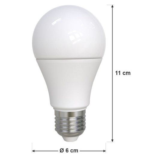 Lampadina e27 led 10w a goccia 3000k bianca dimmerabile confezione 10 pezzi