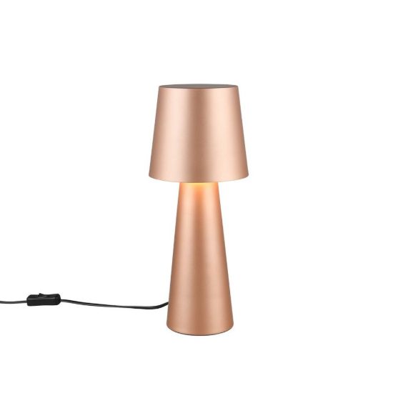 Lampada da tavolo per soggiorno moderna caffe con paralume in metallo