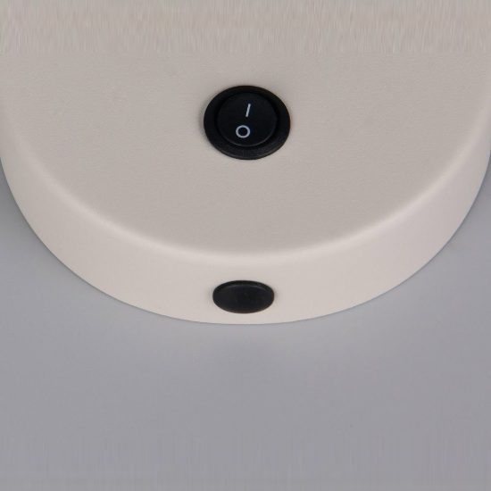 Applique per comodino camera da letto da lettura moderna caffe con braccio flessibile interruttore