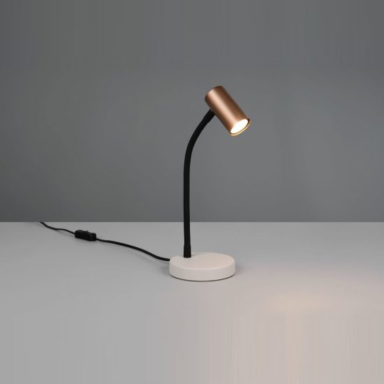 Lampada da scrivania per ufficio moderna caffe con braccio flessibile