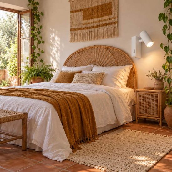 Applique per comodino camera da letto con faretto orientabile mini moderna bianca interruttore