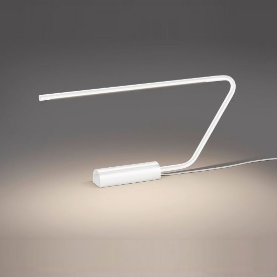 Lampada da scrivania led 6,5w cct 2700k 4000k 6500k touch per ufficio con testa girevole bianca