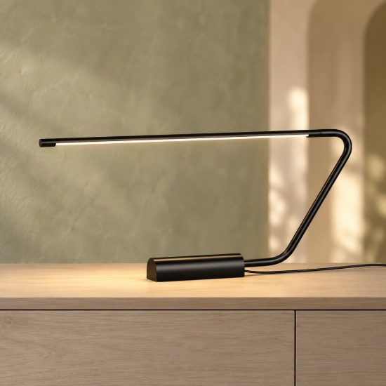 Lampada da scrivania led 6,5w cct 2700k 4000k 6500k touch per ufficio con testa girevole nera