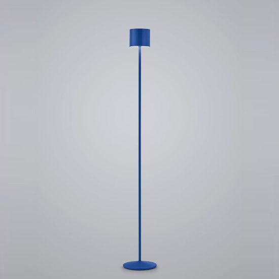 Piantana ricaricabile da esterno led 3w cct 2300k 4000k ip44 moderna blu