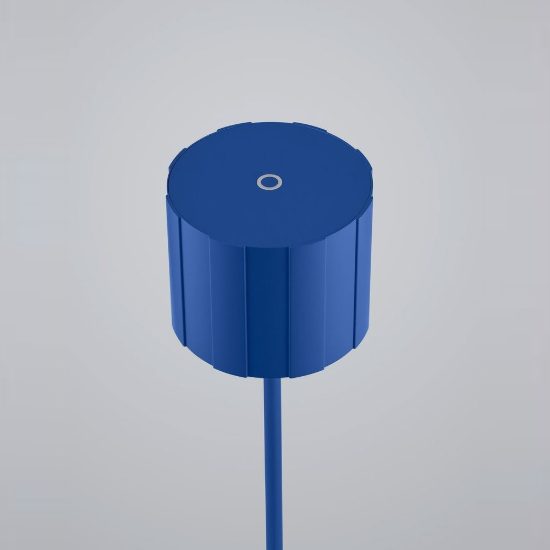 Piantana ricaricabile da esterno led 3w cct 2300k 4000k ip44 moderna blu