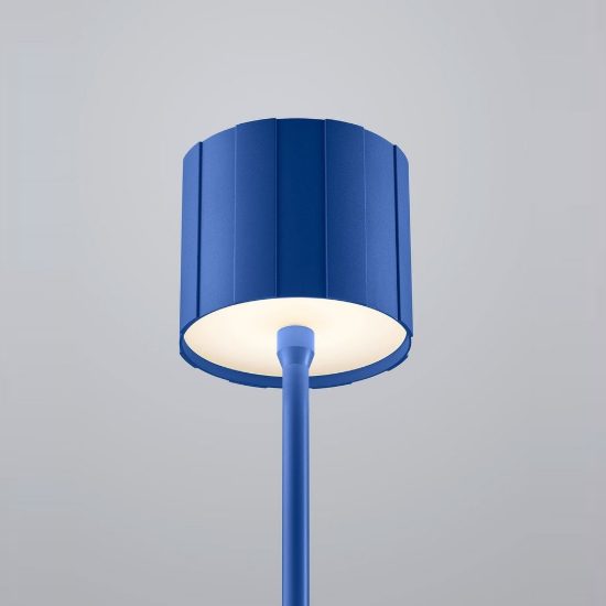 Piantana ricaricabile da esterno led 3w cct 2300k 4000k ip44 moderna blu