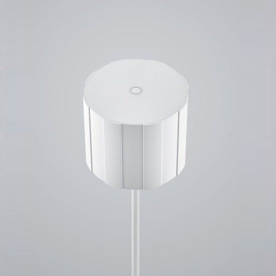 Piantana ricaricabile da esterno led 3w cct 2300k 4000k ip44 moderna bianca