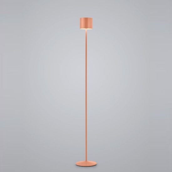 Piantana ricaricabile da esterno led 3w cct 2300k 4000k ip44 moderna salmone