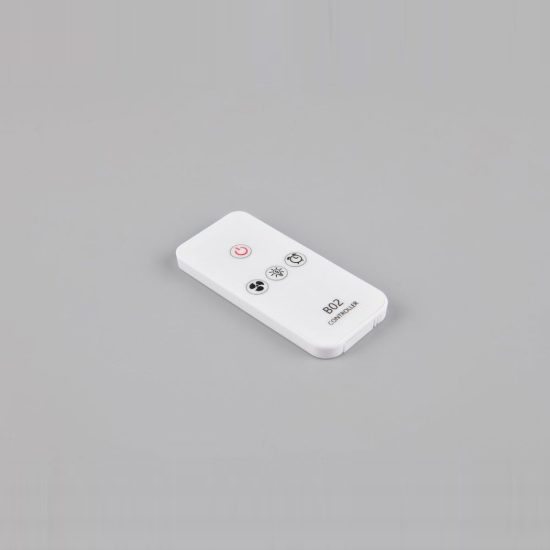 Ventilatore da soffitto portatile led 0,5w 4000k ricaricabile con telecomando bianco con 3 pale