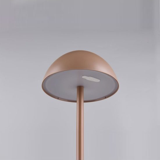 Lampada da tavolino ricaricabile da esterno led 1,7w 3000k touch ip54 bi-emissione moderna caffe