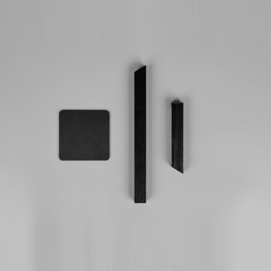 Lampada da scrivania ricaricabile led 2w 3000k touch per ufficio con testa magnetica nera