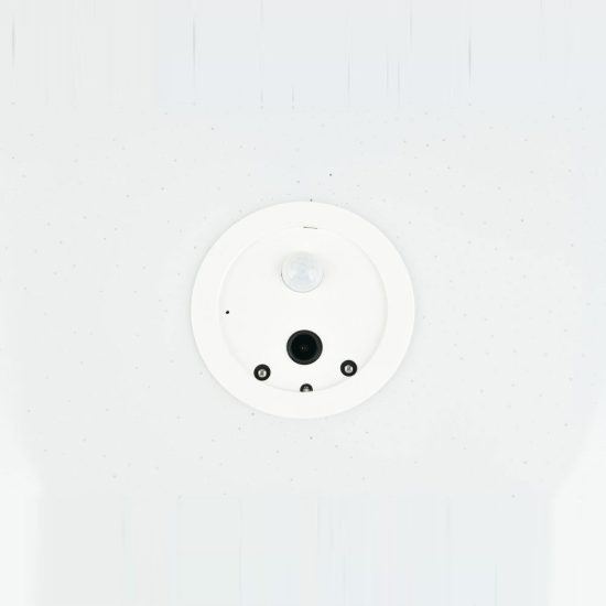 Plafoniera led 20w cct 3000k 6000k smart tuya con videocamera bianca effetto cielo stellato