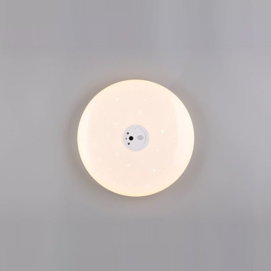 Plafoniera led 20w cct 3000k 6000k smart tuya con videocamera bianca effetto cielo stellato