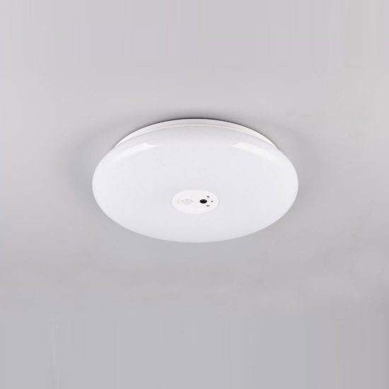Plafoniera led 20w cct 3000k 6000k smart tuya con videocamera bianca effetto cielo stellato