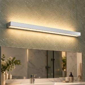 Applique per specchio bagno cromo led 13w 3000k ip44