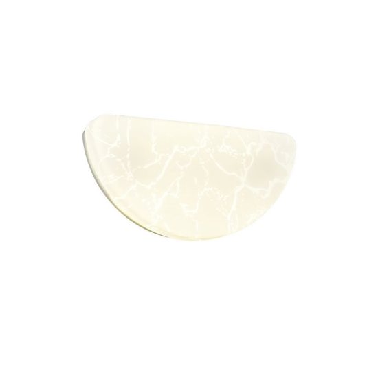 Applique per salotto led 10,5w 4000k moderna con diffusore effetto ghiaccio