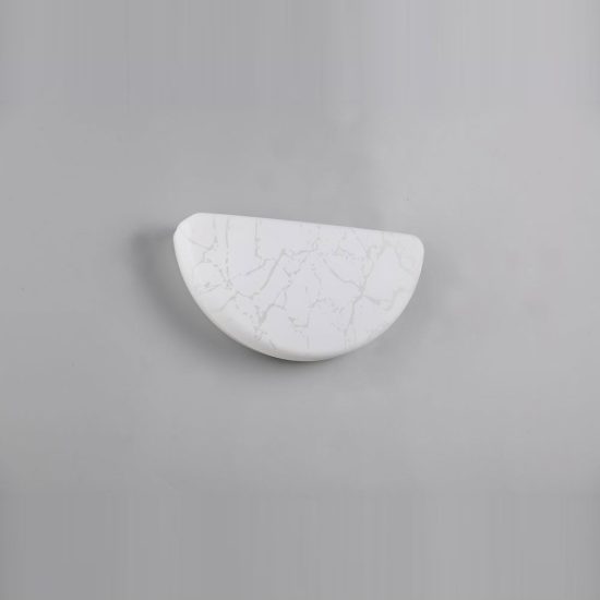 Applique per salotto led 10,5w 4000k moderna con diffusore effetto ghiaccio