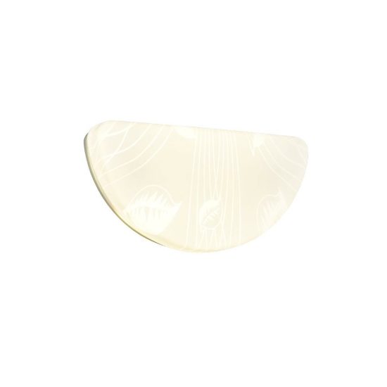 Applique per salotto led 10,5w 4000k moderna con diffusore effetto foglie