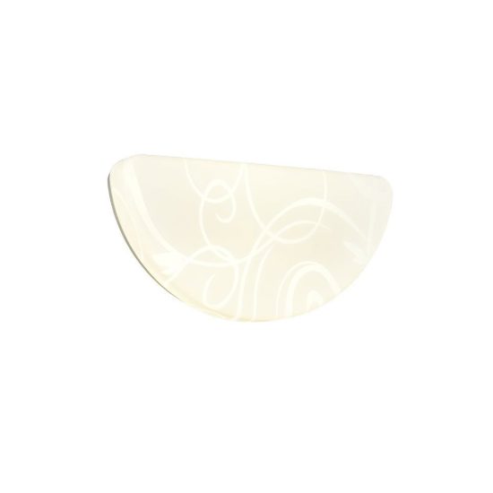 Applique per salotto led 10,5w 4000k moderna con diffusore effetto giglio