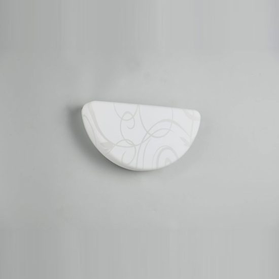 Applique per salotto led 10,5w 4000k moderna con diffusore effetto giglio
