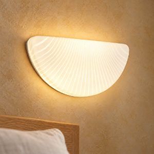 Applique per salotto led 10,5w 4000k moderna con diffusore effetto righe