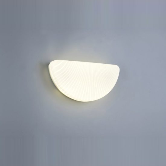 Applique per salotto led 10,5w 4000k moderna con diffusore effetto righe