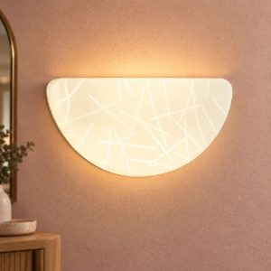 Applique per salotto led 10,5w 4000k moderna con diffusore effetto bacchette