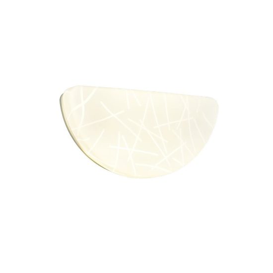 Applique per salotto led 10,5w 4000k moderna con diffusore effetto bacchette