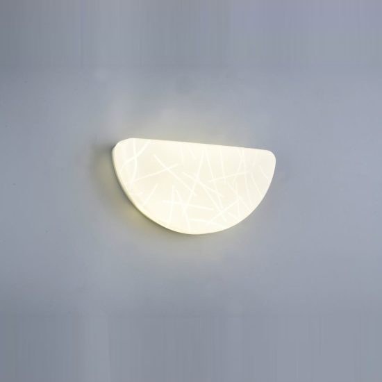 Applique per salotto led 10,5w 4000k moderna con diffusore effetto bacchette