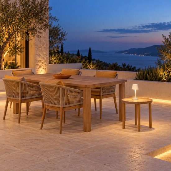 Lampada da tavolino ricaricabile da esterno led 1,5w 3000k touch ip44 moderna bianca