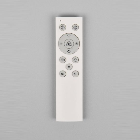 Plafoniera led 20w cct 2700k 6500k rgb con telecomando nera con pendenti in vetro trasparente