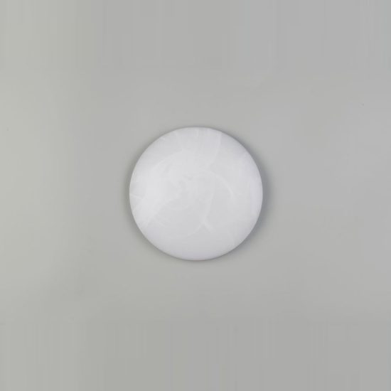 Plafoniera led 12w 4000k moderna rotonda con diffusore effetto alabastro