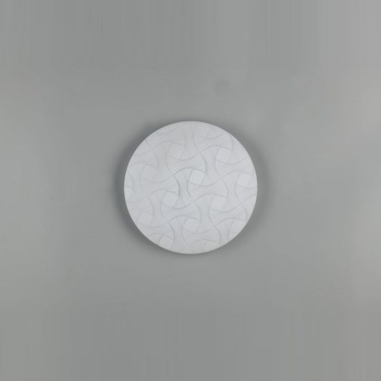 Plafoniera led 16w 4000k moderna rotonda con diffusore effetto rete
