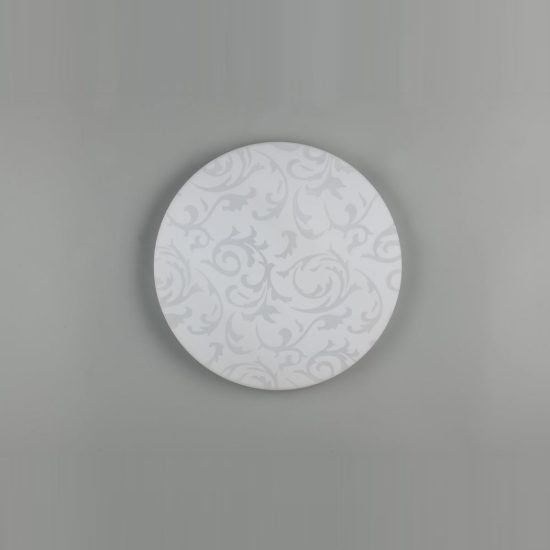 Plafoniera led 24w 4000k moderna rotonda con diffusore effetto giglio
