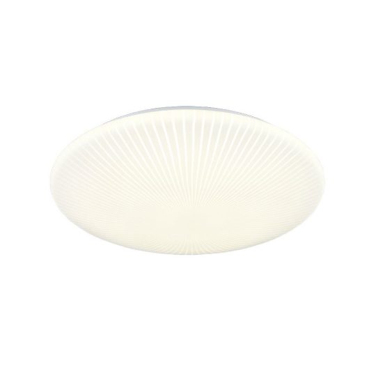 Plafoniera led 24w 4000k moderna rotonda con diffusore effetto righe