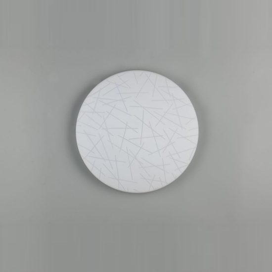 Plafoniera led 24w 4000k moderna rotonda con diffusore effetto bacchette