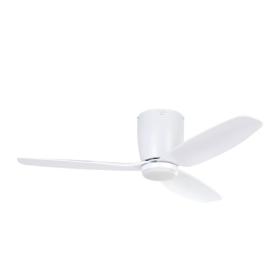 Eglo bavaro ventilatore da soffitto con luce led 12w 4300k con telecomando bianco fino a 20mq