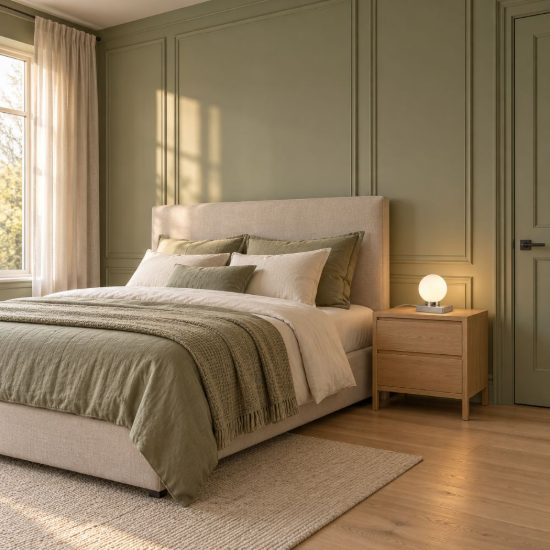 Abat-jour per comodino moderno nichel opaco con sfera in vetro bianco