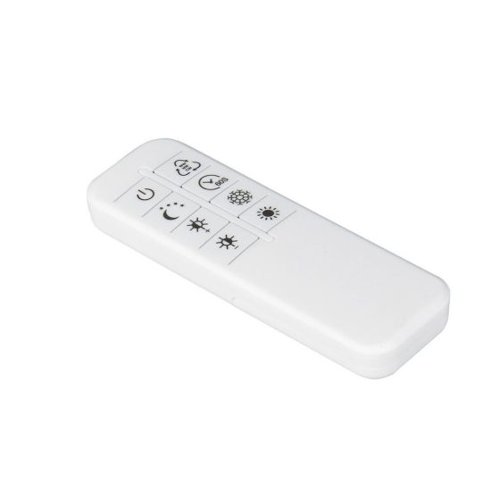 Plafoniera led 34w cct 2700k 6500k con telecomando bianca a dischi sovrapposti