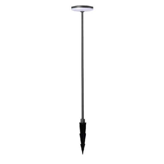 Faretto a picchetto da esterno giardino nero led 12w 3000k ip54
