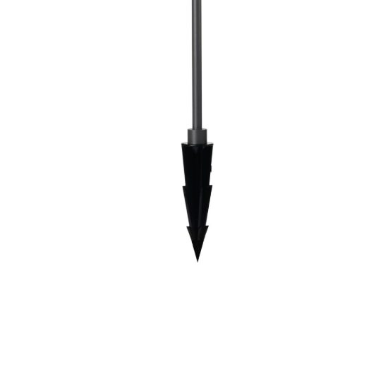 Faretto a picchetto da esterno giardino nero led 12w 3000k ip54
