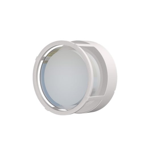 Plafoniera da esterno moderna tonda bianca led 15w cct 2700k 3300k 4000k ip65
