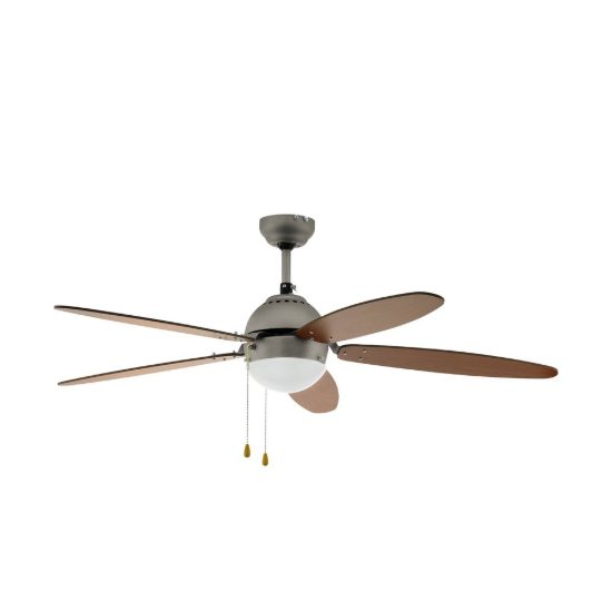 Eglo susale ventilatore da soffitto con luce nichel oltre 20mq