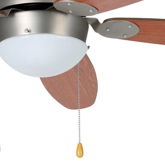 Eglo susale ventilatore da soffitto con luce nichel oltre 20mq