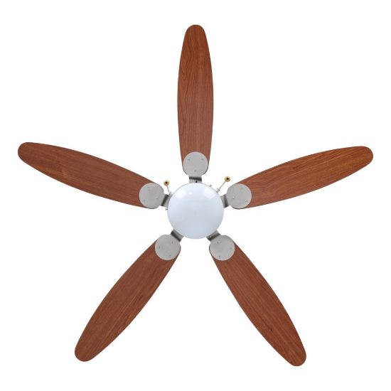 Eglo susale ventilatore da soffitto con luce nichel oltre 20mq