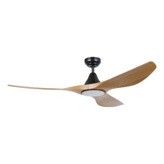 Eglo portsea ventilatore da soffitto dc con luce led 19w cct 3000k 4000k 5000k con telecomando nero noce oltre 20mq